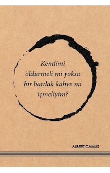 Aylak Adam Hobi-Albert Camus Kraft Defter Aylak Adam Hobi-Albert Camus Kraft Defter