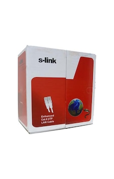 S-lınk Sl-cat608 Cat6 Utp 305 Metre 24 Awg Network Kablosu Tek Renk S-lınk Sl-cat608 Cat6 Utp 305 Metre 24 Awg Network Kablosu Tek Renk