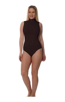 Atilla Bayan Body Boğazlı Çıtçıtlı Sıfır Kol Siyah S242