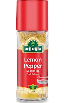 Arifoğlu Lemon Pepper Limonlu Baharatlı Çeşni Cam 90 G Arifoğlu Lemon Pepper Limonlu Baharatlı Çeşni Cam 90 G