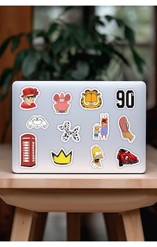 Laptop Notebook Tablet Sticker Seti Model 9 Laptop Notebook Tablet Sticker Seti Model 9