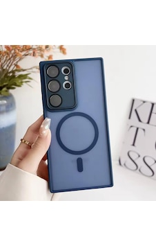 Samsung Galaxy S25 Ultra Uyumlu Magsafe Lens Korumalı Kılıf Mavi Samsung Galaxy S25 Ultra Uyumlu Magsafe Lens Korumalı Kılıf Mavi