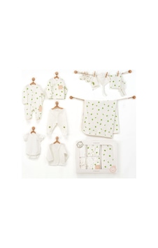 Andywawa Newborn 10'Lu Bebek Hastane Çıkış Seti - Ac22781R Ekru Andywawa Newborn 10'Lu Bebek Hastane Çıkış Seti - Ac22781R Ekru