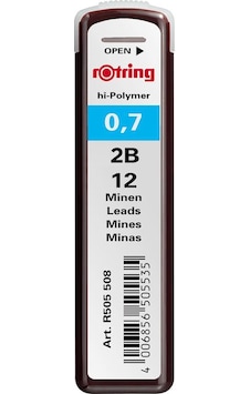 Rotring 0.7 Mm 2B Hi-Polymer Kalem Ucu Rotring 0.7 Mm 2B Hi-Polymer Kalem Ucu