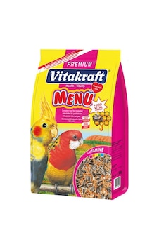 Vitakraft 1000gr Paraket Premium Menu+Jodvital Vitakraft 1000gr Paraket Premium Menu+Jodvital