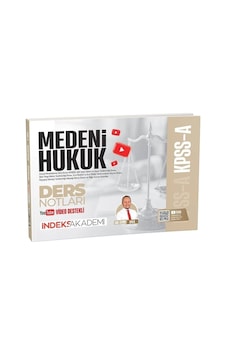 İndeks Akademi Kpss A Grubu Medeni Hukuk Video Ders Notları - Eyüp İpek İndeks Akademi Kpss A Grubu Medeni Hukuk Video Ders Notları - Eyüp İpek