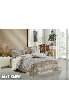 Kristal Terry Cotton Nevresim Takımı Afya Kahve Çift Kişilik Kristal Terry Cotton Nevresim Takımı Afya Kahve Çift Kişilik