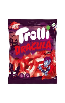 Trolli Dracula Strawberry Cream Flavour 150g Trolli Dracula Strawberry Cream Flavour 150g