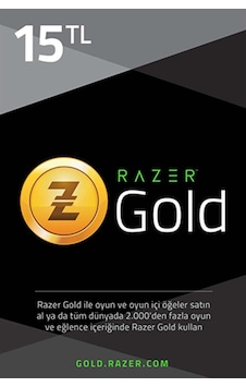 15 Tl Razer Gold Tr Pin (436607239) 15 Tl Razer Gold Tr Pin (436607239)