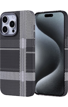 Apple Uyumlu iPhone 15 Pro Max Kılıf M-safe Şarj Özellikli Karbon Fiber Görünümlü Zore Nekst Kapak Gri-Siyah Apple Uyumlu iPhone 15 Pro Max Kılıf M-safe Şarj Özellikli Karbon Fiber Görünümlü Zore Nekst Kapak Gri-Siyah