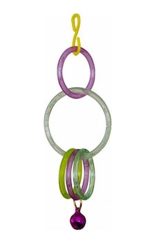Exovit Olimpik Kuş Oyuncak Halka 5 x 14 Cm 5 Li