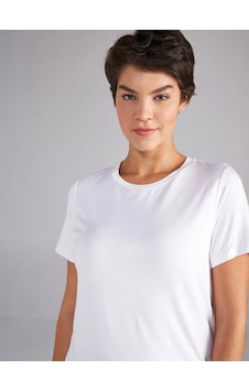 Faik Sönmez Kadın T-shirt B00002 Beyaz Faik Sönmez Kadın T-shirt B00002 Beyaz