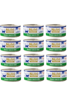 Nutri Feline Ton Balıklı, Tavuk Ve Ciğerli Mousse Tahılsız Yetişkin Kedi Konservesi 70 G X 12 Adet Nutri Feline Ton Balıklı, Tavuk Ve Ciğerli Mousse Tahılsız Yetişkin Kedi Konservesi 70 G X 12 Adet