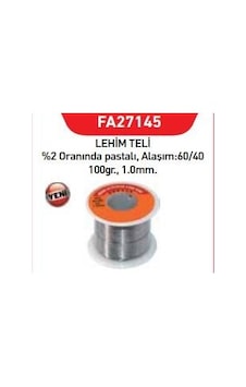 Ennalbur Fastbond 27145 Lehim Teli 1 Mm 100 Gr