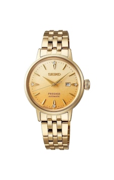 Seiko Sre018j Erkek Kol Saati Altın - Siyah Seiko Sre018j Erkek Kol Saati Altın - Siyah