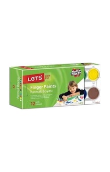 Lets Parmak Boyası 25Mg 12 Renk L 5512 Lets Parmak Boyası 25Mg 12 Renk L 5512