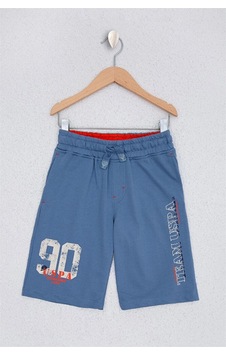 U.S. Polo Assn. Erkek Çocuk Örme Şort Mavi U.S. Polo Assn. Erkek Çocuk Örme Şort Mavi