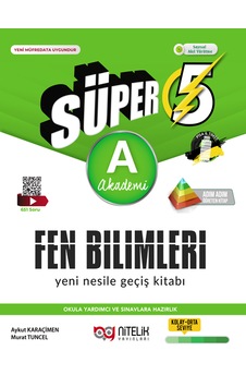 Nitelik Süper 5.sınıf Fen Bilimleri A Akademi Yeni Nesil Kitabı Nitelik Süper 5.sınıf Fen Bilimleri A Akademi Yeni Nesil Kitabı