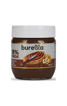 Burella %18 Kakaolu Fındık Kreması 400 G Burella %18 Kakaolu Fındık Kreması 400 G