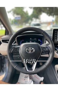 Toyota Uyumlu Corolla Kaplama Deri Direksiyon Kılıfı 2019-2023 Toyota Uyumlu Corolla Kaplama Deri Direksiyon Kılıfı 2019-2023