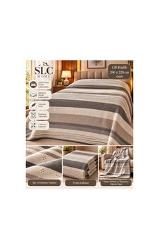 Slc Home Modern Yatak Örtüsü Battaniye Çift Kişilik 4 Mevsim Çok Amaçlı Şık Tasarım Krem - 938834646 Krem Slc Home Modern Yatak Örtüsü Battaniye Çift Kişilik 4 Mevsim Çok Amaçlı Şık Tasarım Krem - 938834646 Krem