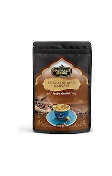 Hacı Halis Efendi Sade Cilveli Sultan Kahvesi Seti 200 Gr + Cilveli Sultan Özel Karışım Kuruyemiş 200 Gr Set Öğütülmüş Hacı Halis Efendi Sade Cilveli Sultan Kahvesi Seti 200 Gr + Cilveli Sultan Özel Karışım Kuruyemiş 200 Gr Set Öğütülmüş