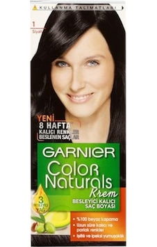 Garnıer Color Naturals Krem Saç Boyası 1 Siyah (140095096) Garnıer Color Naturals Krem Saç Boyası 1 Siyah (140095096)