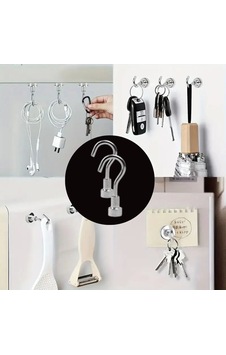 Güçlü Mutfak,banyolar İçin Çok Amaçlı 2'li Magnet Askı 7010 Güçlü Mutfak,banyolar İçin Çok Amaçlı 2'li Magnet Askı 7010