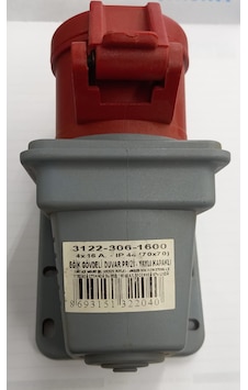 Tplast 3122-306-1600 4x16a Ip44 70x70 Eğik Gövdeli Duvar Prizi Tplast 3122-306-1600 4x16a Ip44 70x70 Eğik Gövdeli Duvar Prizi
