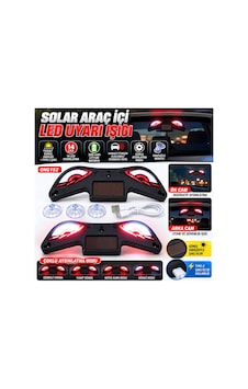 Loacandleco Solar Araç İçi 14 Led Uyarı Işığı Ong152 Güneş Enerjili Type-c Şarjlı Titreşim Algılamalı Vantuzlu Siyah - 927304628 Siyah Loacandleco Solar Araç İçi 14 Led Uyarı Işığı Ong152 Güneş Enerjili Type-c Şarjlı Titreşim Algılamalı Vantuzlu Siyah - 927304628 Siyah