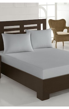 Penye Tek Kişilik 120x200 Cm Lastikli Çarşaf Açık Gri Açık Gri Penye Tek Kişilik 120x200 Cm Lastikli Çarşaf Açık Gri Açık Gri