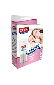 Koroplast Anne Sütü Saklama Poşeti 25'li 10 x 22 CM