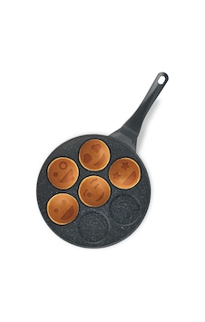 Thermoad Alüminyum Döküm Smile Emojili Pankek Tavası 28 CM Gri Thermoad Alüminyum Döküm Smile Emojili Pankek Tavası 28 CM Gri