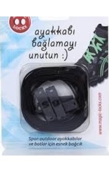 Magic Locks Akıllı Bağcık Yassı Beyaz Magic Locks Akıllı Bağcık Yassı Beyaz