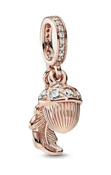Nur Silver Sallantılı Meşe Palamudu Gümüş Charm Nur-bl12405