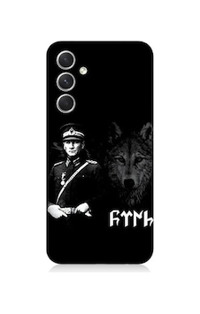 Samsung Galaxy A34 Uyumlu Mustafa Kemal Atatürk Ve Kurt Desenli Silikon Kılıf Samsung Galaxy A34 Uyumlu Mustafa Kemal Atatürk Ve Kurt Desenli Silikon Kılıf
