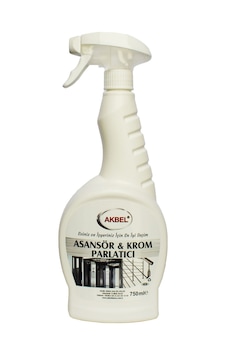Akbel Asansör & Krom Parlatıcı 750 ML Akbel Asansör & Krom Parlatıcı 750 ML