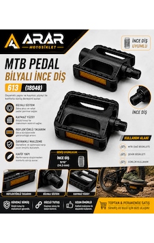 Mtb Pedal Bilyalı İnce Diş 613 18048 Mtb Pedal Bilyalı İnce Diş 613 18048