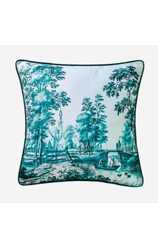 Yeşil Kadife Dekoratif Yastık 43x43 Cm Yeşil Kadife Dekoratif Yastık 43x43 Cm
