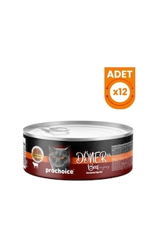 Prochoice Döner Bites Sos İçinde Sığır Etli Yetişkin Konserve Kedi Maması 70 Gr 12 Adet Prochoice Döner Bites Sos İçinde Sığır Etli Yetişkin Konserve Kedi Maması 70 Gr 12 Adet