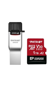Patriot 1tb Ep Ddr200 Micro Sd Hafıza Kartı Pef1tep33mcx Abab74ptr0021