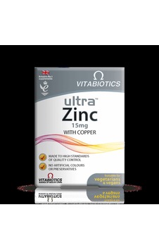 Vitabiotics Ultra Zinc 15 Mg With Copper 60 Tablet