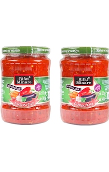 Rıfat Minare Lütenitsa Kahvaltılık Tatlı Sos 2 x 540 G Rıfat Minare Lütenitsa Kahvaltılık Tatlı Sos 2 x 540 G