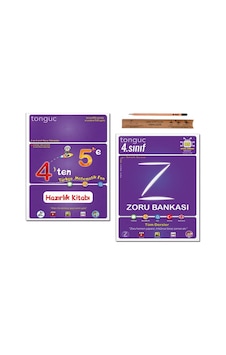 Tonguç 5. Sınıf 4 ten 5 e Hazırlık Tekrar Kitabı - 4. Sınıf Zoru Bankası Tüm Dersler Set 2 Kitap