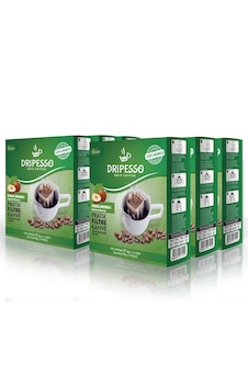Dripesso Fındık Aromalı Pratik Filtre Kahve 30'lu Kağıt Filtre Dripesso Fındık Aromalı Pratik Filtre Kahve 30'lu Kağıt Filtre