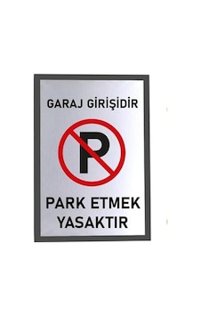 Usin Metal Gümüş 14x20 Cm Yapışkanlı Garaj Girişdir Park Yapmak Yasaktır Uyarı İkaz Tabelası Levhası Usin Metal Gümüş 14x20 Cm Yapışkanlı Garaj Girişdir Park Yapmak Yasaktır Uyarı İkaz Tabelası Levhası