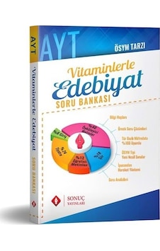 AYT Vitaminlerle Edebiyat Soru Bankası - Sonuç Yayınları AYT Vitaminlerle Edebiyat Soru Bankası - Sonuç Yayınları