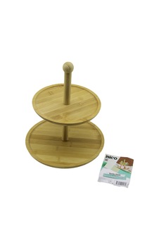 İbico İ22-228 Yuvarlak 2 Katlı Ahşap & Bambu Servis Sunumluk 20cm - 25cm İbico İ22-228 Yuvarlak 2 Katlı Ahşap & Bambu Servis Sunumluk 20cm - 25cm