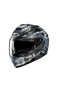 Hjc İ71 Taurus MC5SF Kapalı Motosiklet Kaskı Carbon - Mavi Hjc İ71 Taurus MC5SF Kapalı Motosiklet Kaskı Carbon - Mavi