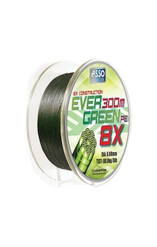 Asso Ever Green 8 Örgü Mumlu İp Misina 130mt No: 0,12mm / 130mt. / 10,00 Lb Asso Ever Green 8 Örgü Mumlu İp Misina 130mt No: 0,12mm / 130mt. / 10,00 Lb